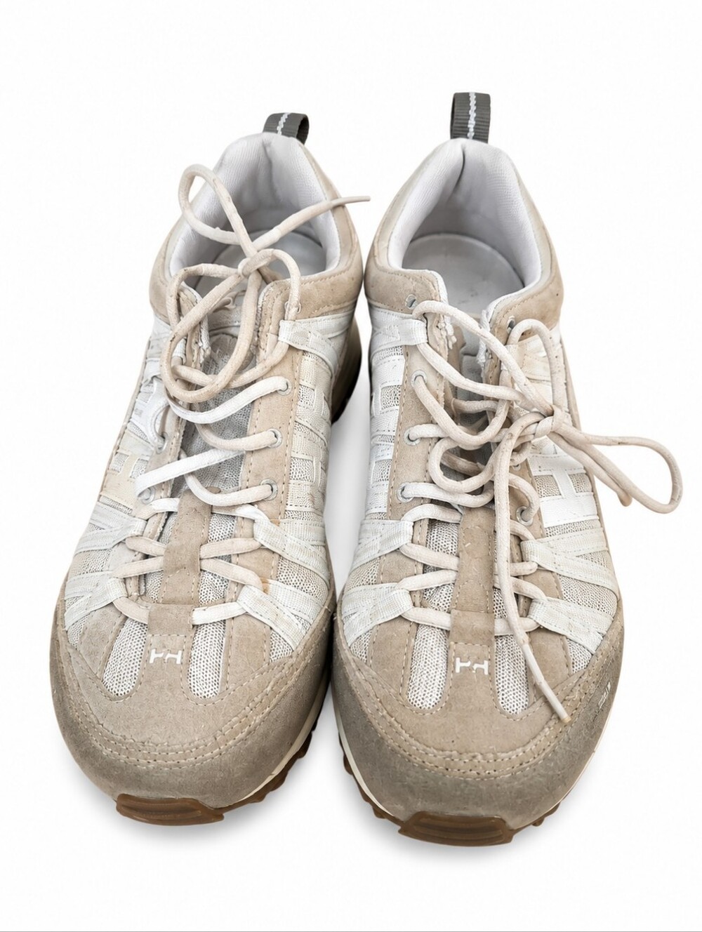 Helly Hansen Women's Hiking Trail Shoes Beige/Tan Lace-Up Outdoor Sneakers